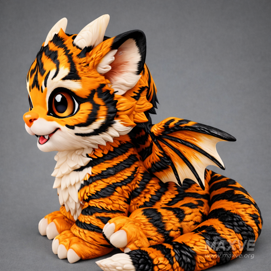Cute Baby Tiger Dragon - Image 4