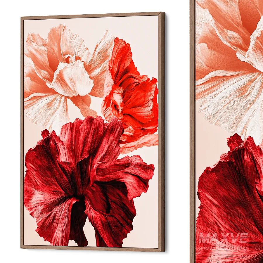Modern Floral Print - Image 1