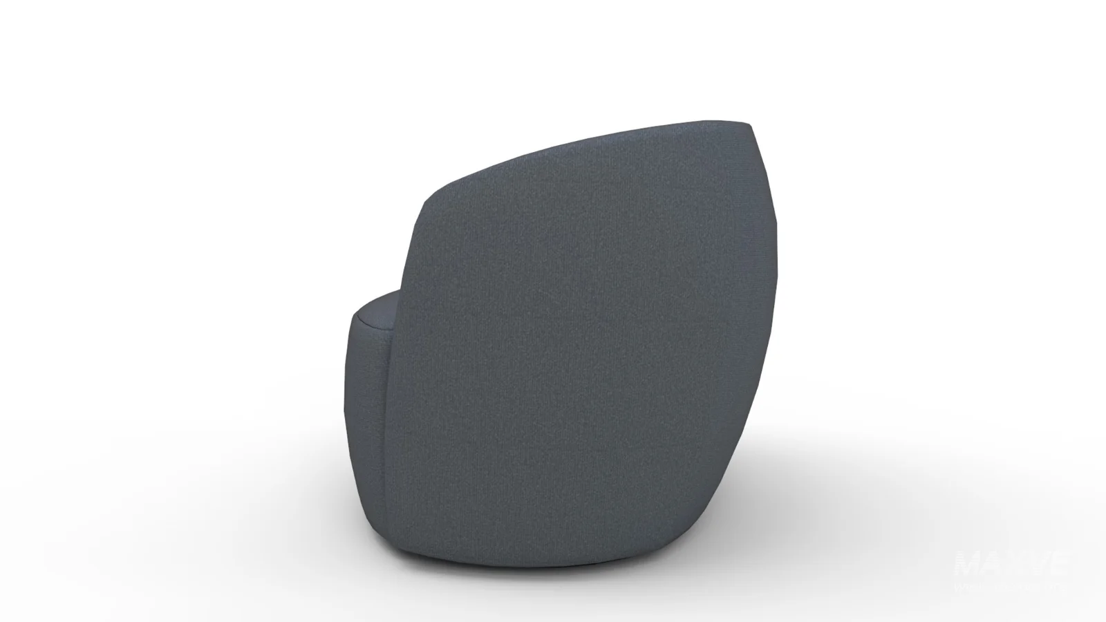 Tub Swivel Chair Navy Linen - Image 7