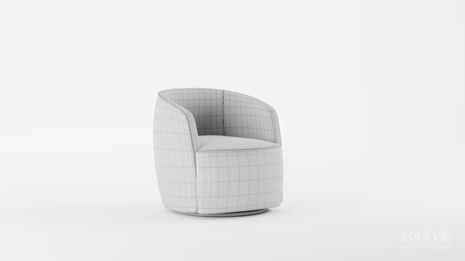 Tub Swivel Chair Navy Linen - Image 10