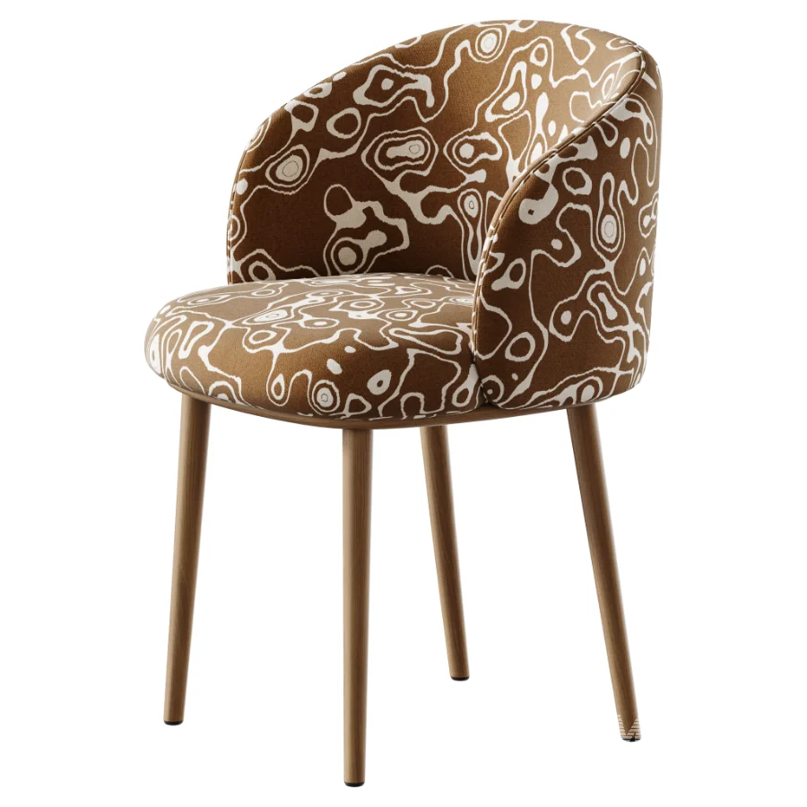 Balanced Outlined Arm Chair - Image 4