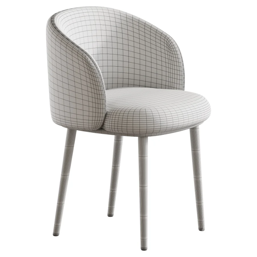 Balanced Outlined Arm Chair - Image 8