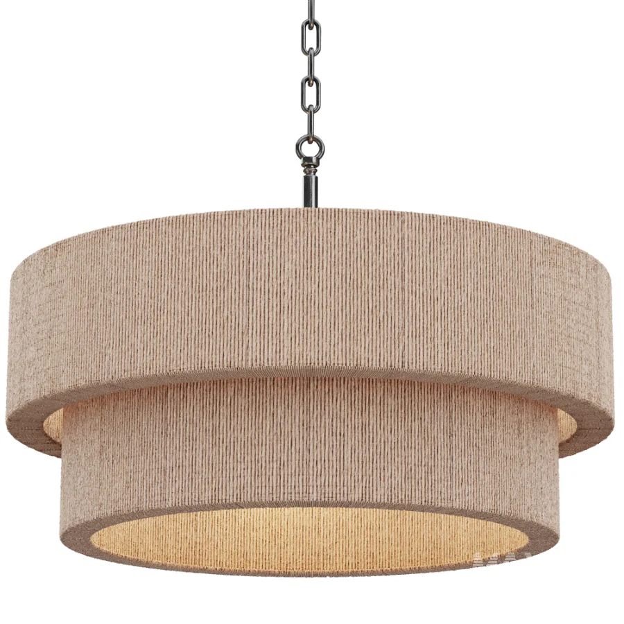 Kalini Double Drum Convertible Chandelier - Image 6