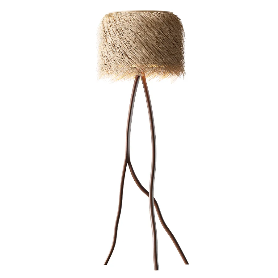 Japandi Fringe Floor Lamp - Image 3