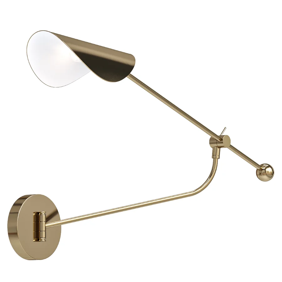 Adjustable metal wall lamp - Image 3