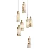 Figure Alabaster Pendant Lamp 7 heads - Thumbnail 1