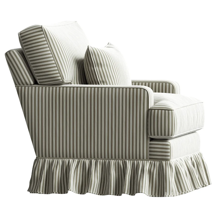 Westbury Ruffle Swivel Glider - Image 5