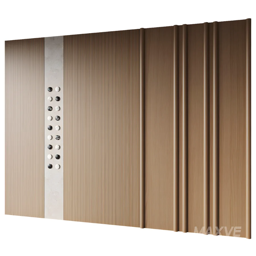 Modern Wooden Wall Panel - Image 1