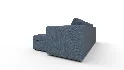 Sectional with Narrow Arm and Storage Ottoman - Thumbnail 9