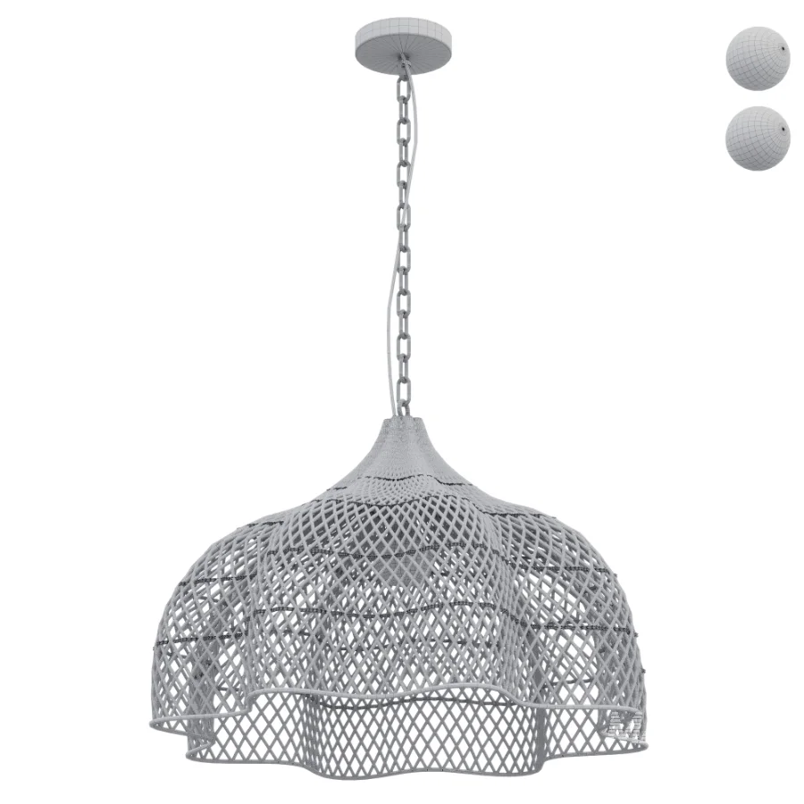 Matador Wicker Chandelier - Image 4