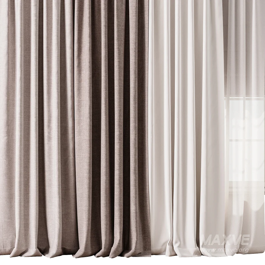Curtain with tulle 97 - Image 2