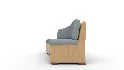 Hampton Round Sectional Slipcover Valdese Indigo - Thumbnail 1
