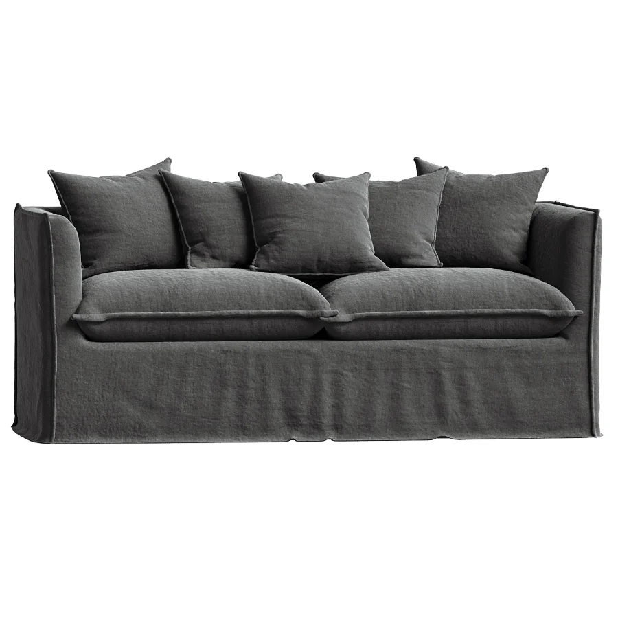 Montauk 3 Seater Slipcover Sofa - Image 2