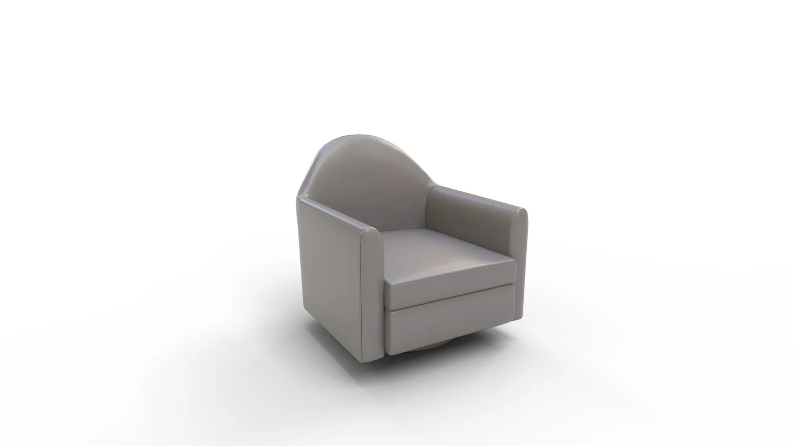 Haven Swivel Chair Poly Performance Velvet Dijon Dark Walnut - Image 7