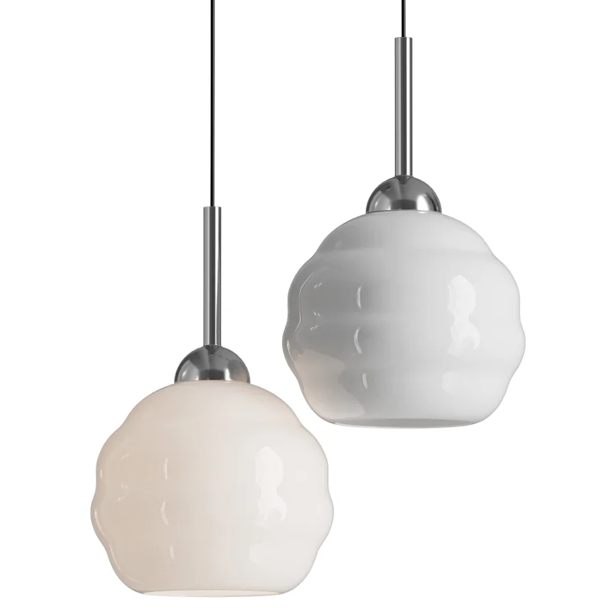 Mallew Vintage Glass Pendant Light - Image 1