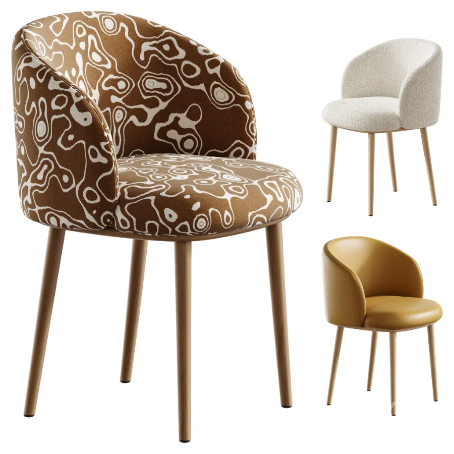 Balanced Outlined Arm Chair - Image 1