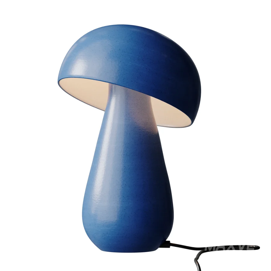 White Mushroom Table Lamp - Image 4