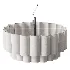 Japanese Natural Fabric Wabi Sabi Chandelier - Thumbnail 5
