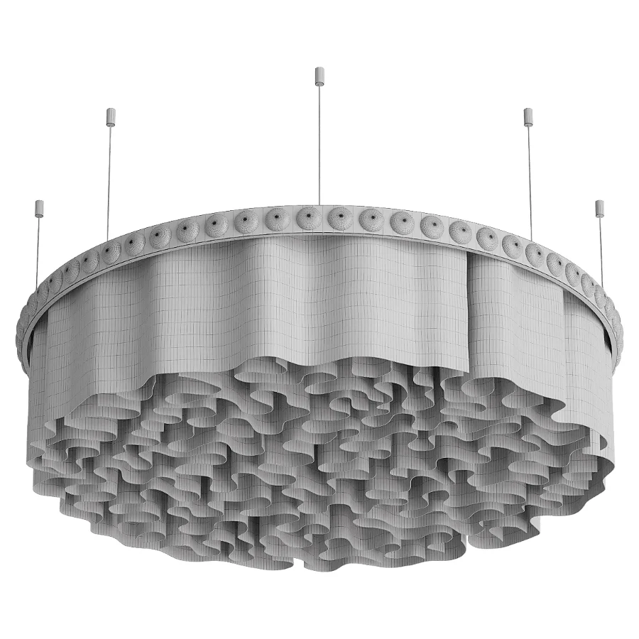 Ivory Wave Chandelier - Image 3