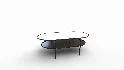 Ayana Oval Coffee Table - Thumbnail 5