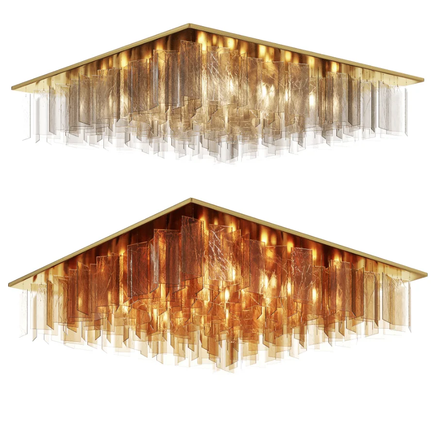 Square Propellor Cumulus White Chandelier - Image 3