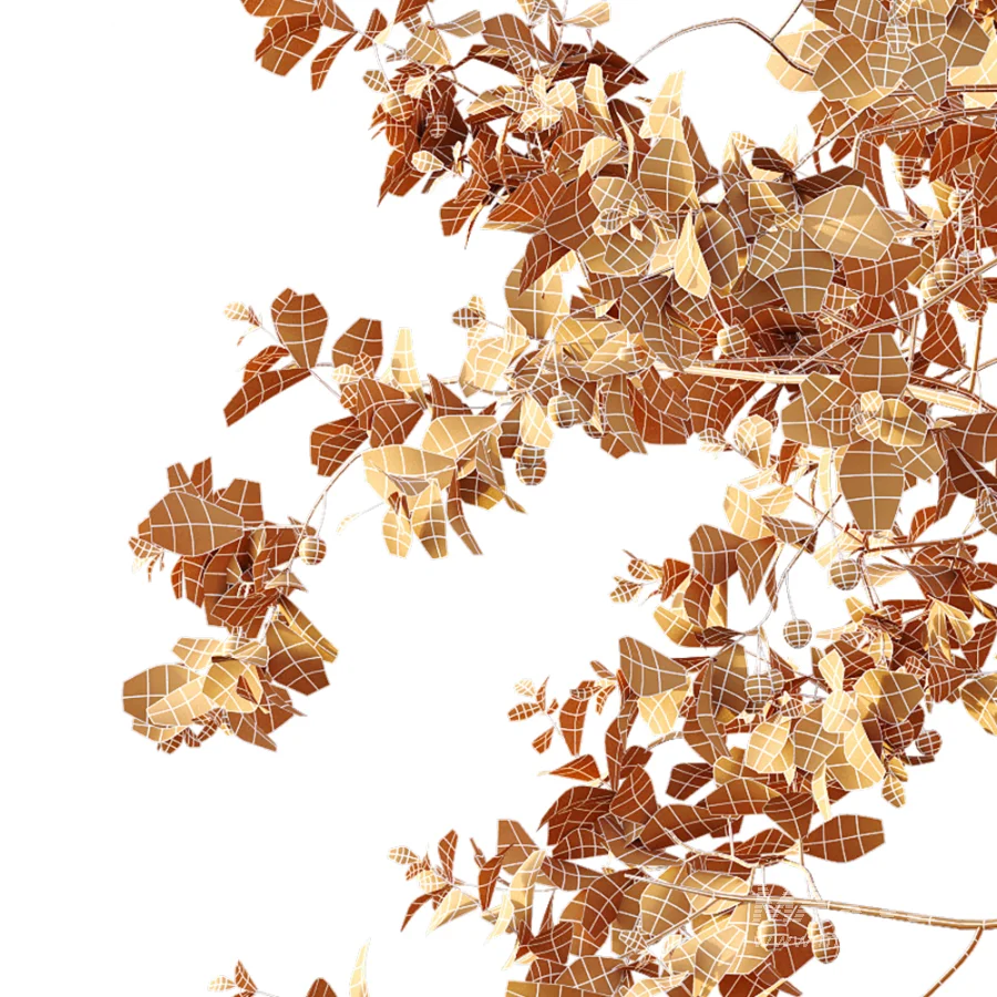 AV Plants Crataegus Pinnatifida Hawthorn Version02 - Image 7