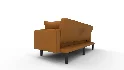 Stoa Paris Amber Brown 2 Seater Recharge Sofa - Thumbnail 4