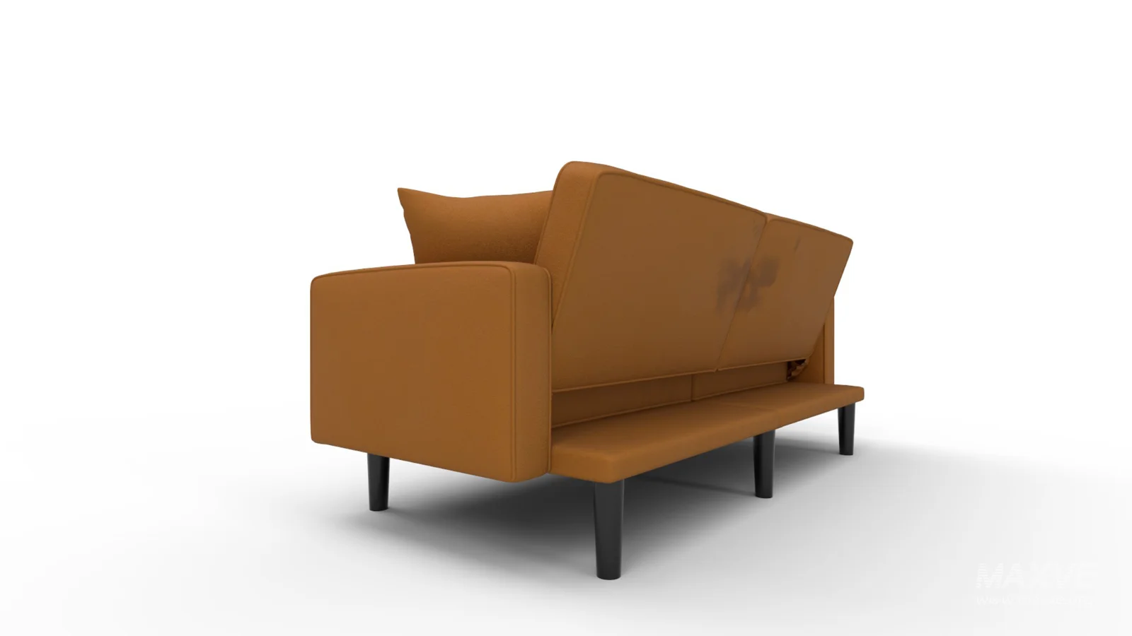 Stoa Paris Amber Brown 2 Seater Recharge Sofa - Image 4