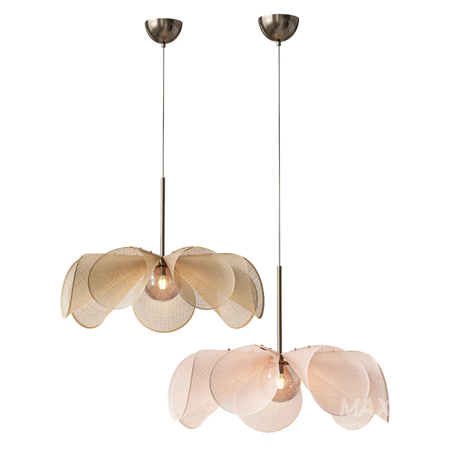 Japandi Style Flower Pendant Lamp - Image 4