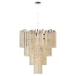 Large Janae chandelier made of glass Westwing Collection - Thumbnail 2