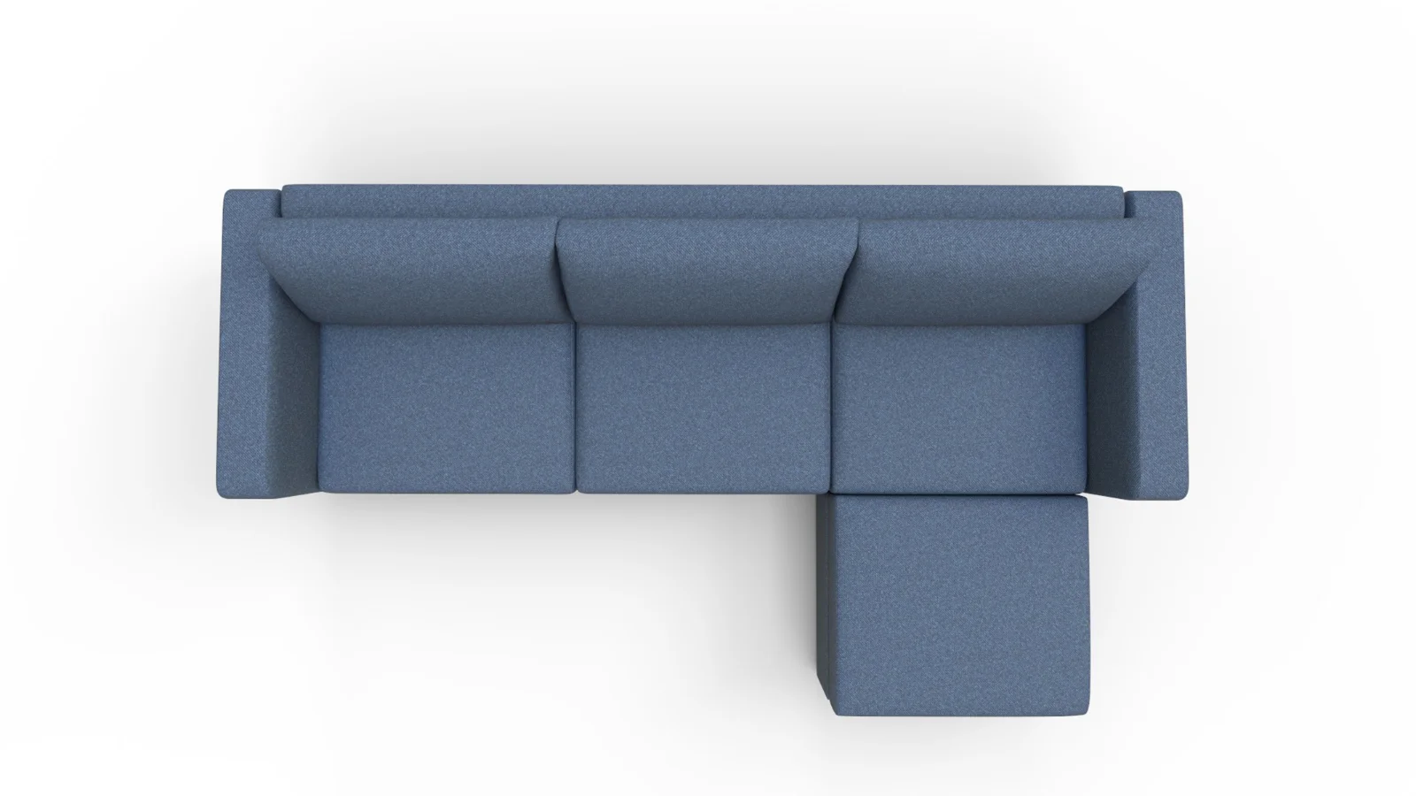 Sectional with Narrow Arm and Storage Ottoman - Image 3