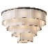 Modern Flush Mounted Chandelier - Thumbnail 1