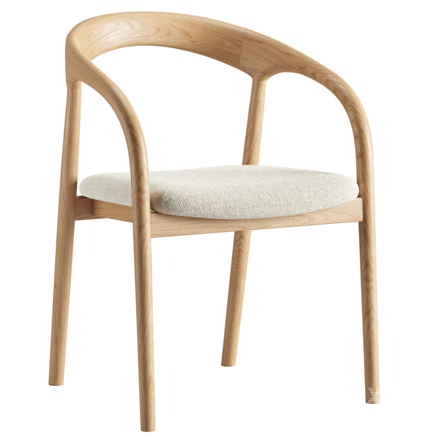 Camille Armchair Nelly Table - Image 3