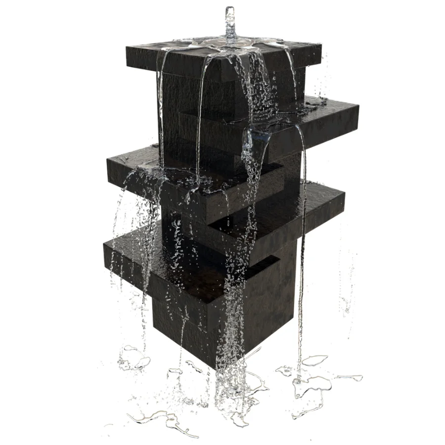 Modern Exterior Fountain - Image 1