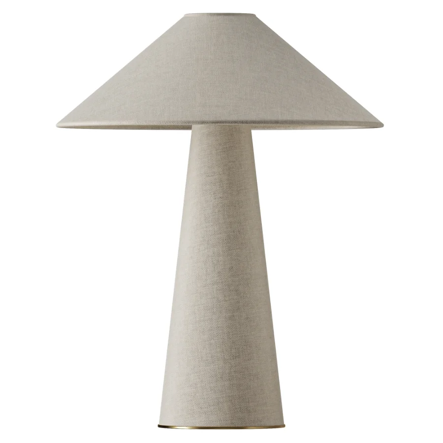 Large Ilena table lamp made of linen - Image 2
