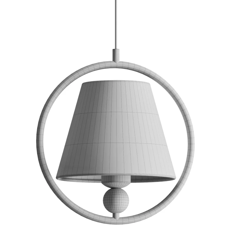 Shellure Sculptural Design Ring Hanging Lamp - Image 3
