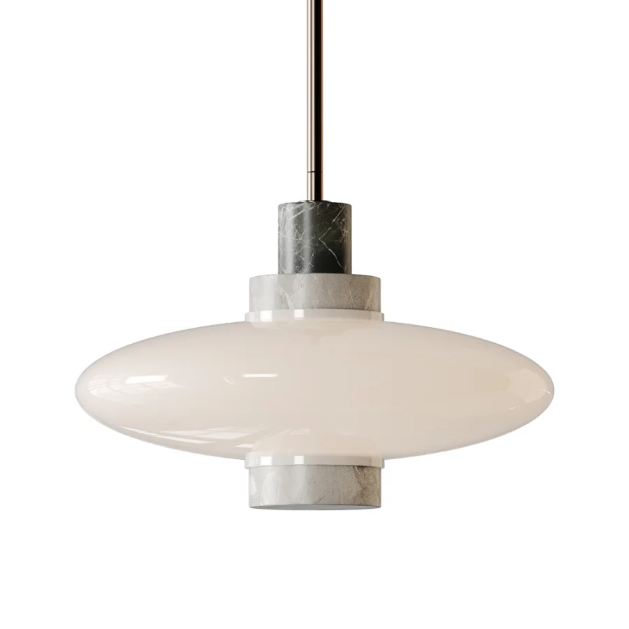 Virgo Contrast Marble Pendant Light - Image 3