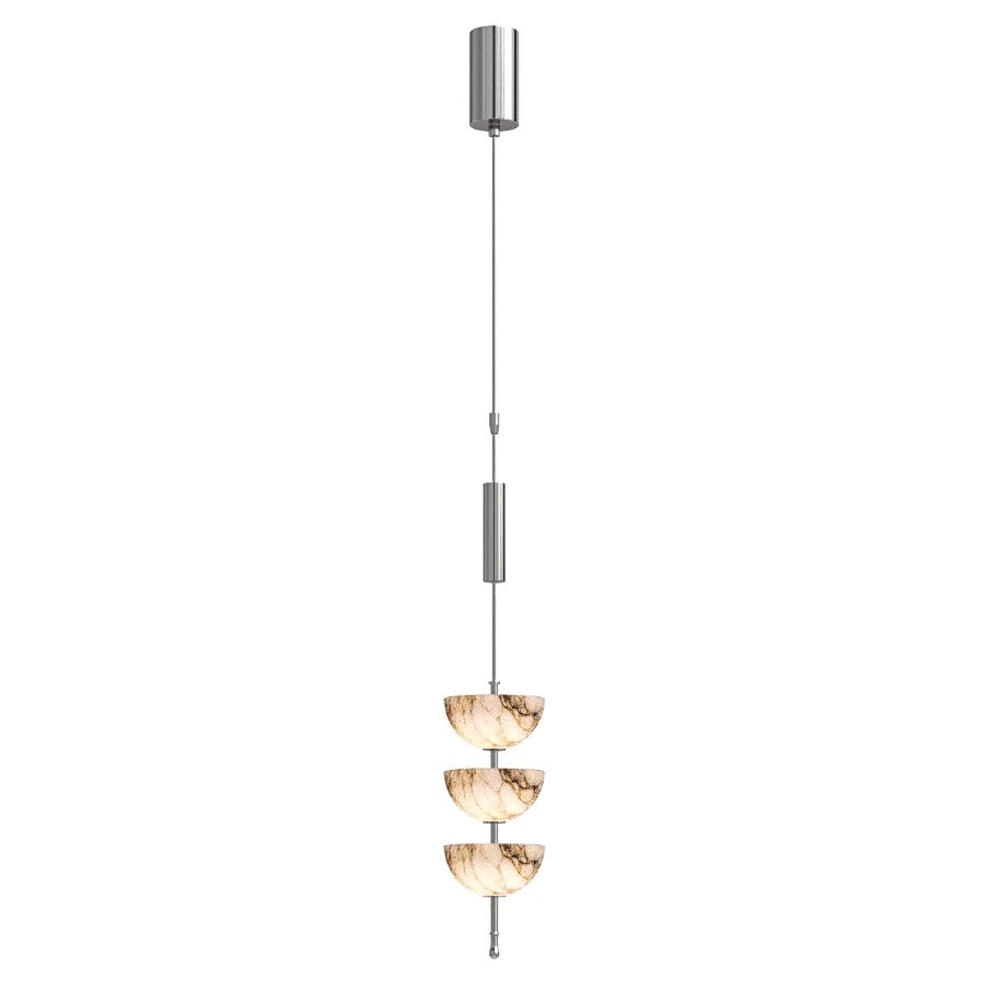 NIFANG Copper and Marble Pendant Lamp - Image 3