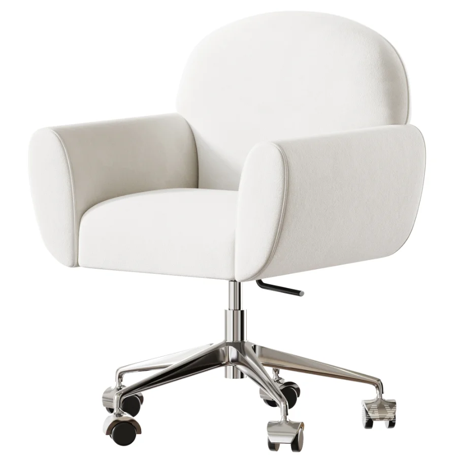 Chrome Office Chair - Image 2
