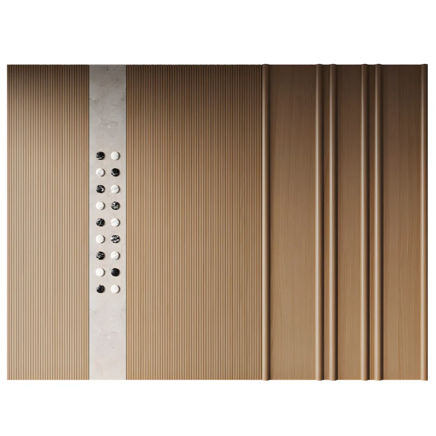 Modern Wooden Wall Panel - Image 2