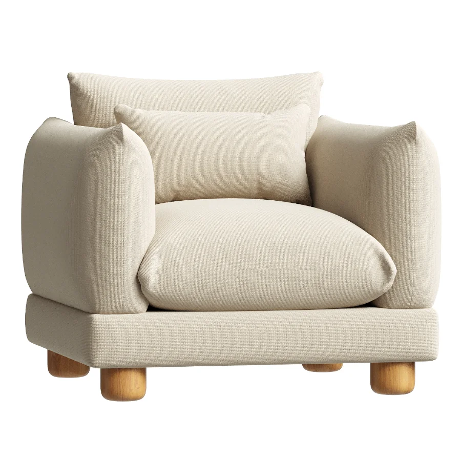 Chelse Upholstered Club Chair - Image 4
