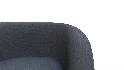 Tub Swivel Chair Navy Linen - Thumbnail 1