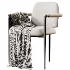 Avont White Performance Fabric Dining Armchair - Thumbnail 2