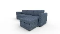 Sectional with Narrow Arm and Storage Ottoman - Thumbnail 4