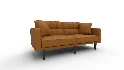 Stoa Paris Amber Brown 2 Seater Recharge Sofa - Thumbnail 7