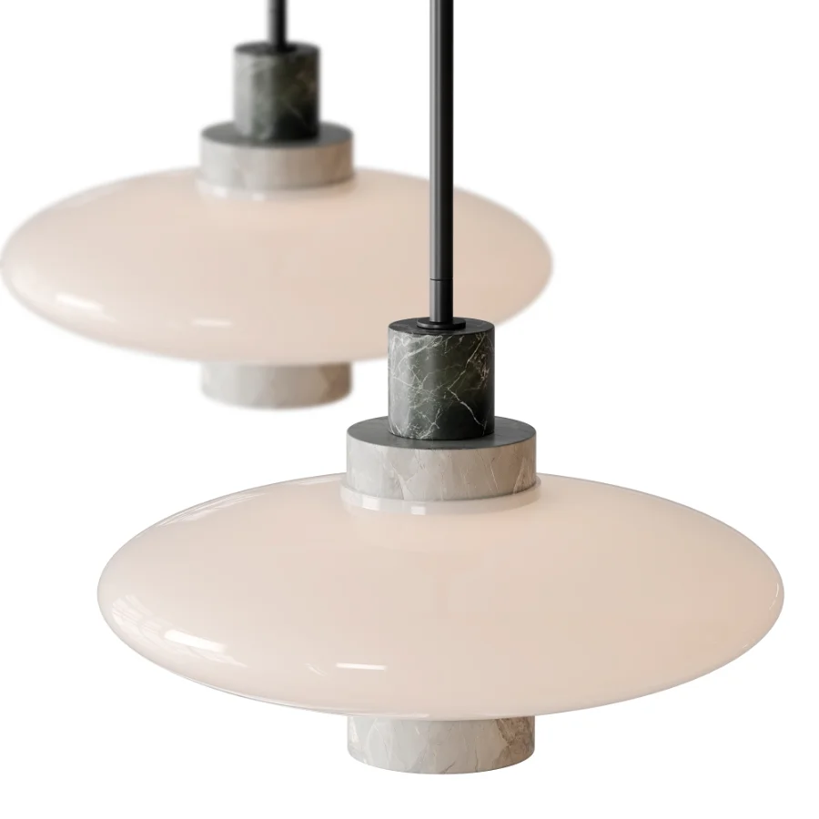 Virgo Contrast Marble Pendant Light - Image 6