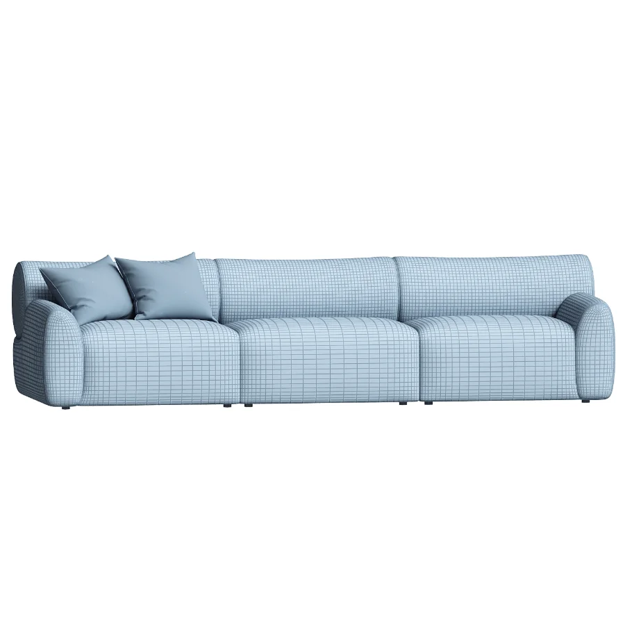 Pebble Italian Modern Sofa - Image 3