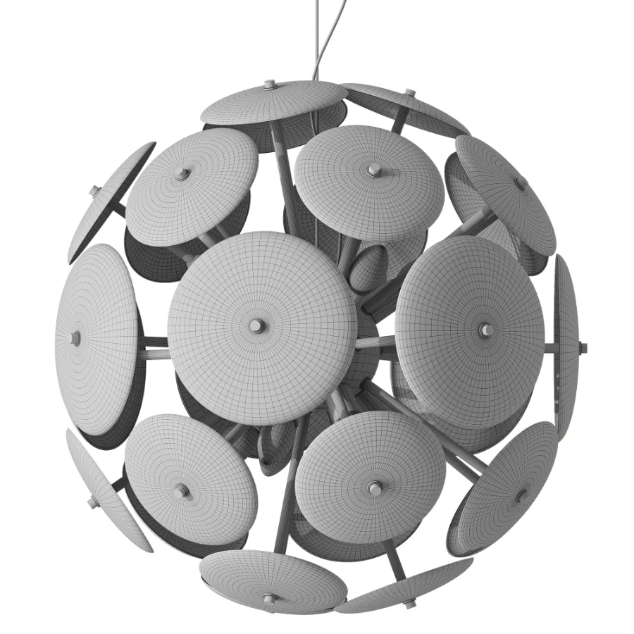 Mireille pendant lamp made of glass - Image 4