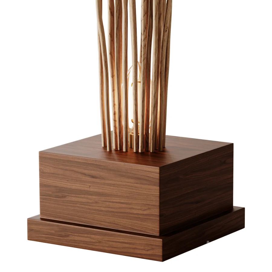 Wooden Floor Lamp 03 - Image 5