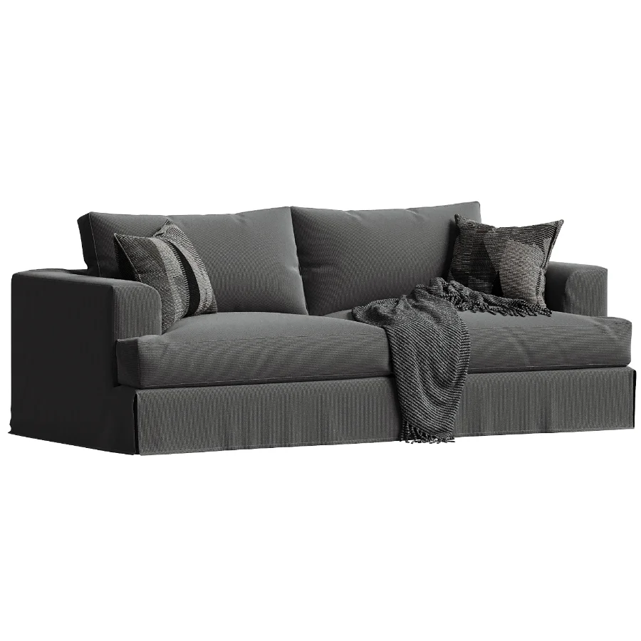 Mcneese 93 Slipcovered Sofa - Image 3